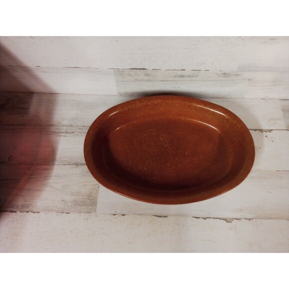 Caduceus Brown/Tan Bowl Platter‎  Great For Fruit Or Bread - Picture 2 of 16